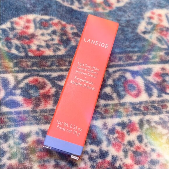SOLD OUT- Laneige Glowy Lip Balm PEPPERMINT LIMITED EDITION, UNUSED*BNIB* - - Picture 2 of 4